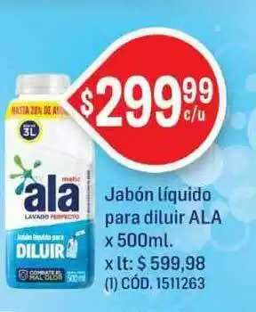Makro Jabón Liquido Para Diluir Ala x 500 ml oferta