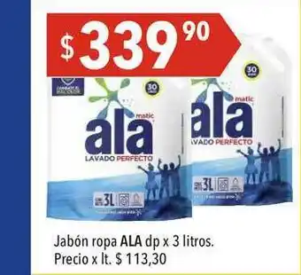 Hergo Jabón Ropa Ala Dp x 3 litros oferta