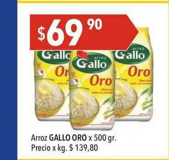 Hergo Arroz Gallo Oro x 500gr oferta