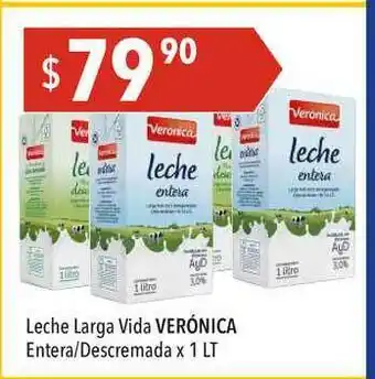 Hergo Leche Larga Vida Verónica Entera Descremada x 1lt oferta