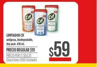 Supermercados Vea Limpiador Cif x 450ml oferta