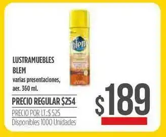 Supermercados Vea Lustramuebles Blem x 360ml oferta