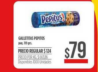 Supermercados Vea Galletitas Pepitos 119grs oferta
