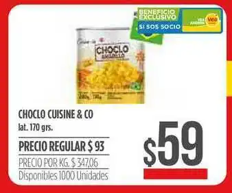 Supermercados Vea Choclo Cuisine & Co 170grs oferta
