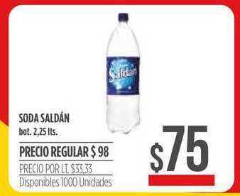 Supermercados Vea Soda Saldan 2,25lts oferta