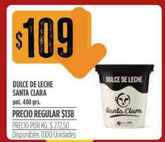 Supermercados Vea Dulce De Leche Santa Clara 400grs oferta
