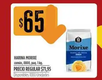 Supermercados Vea Harina Morixe Comun 0000 1kg oferta