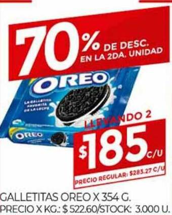 Supermercados DIA Galletitas Oreo x 354g oferta