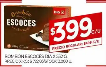 Supermercados DIA Bombón Escocés Dia x 552g oferta