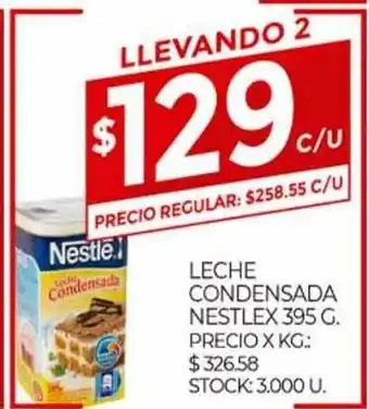 Supermercados DIA Leche Condensada Nestle x 395g oferta