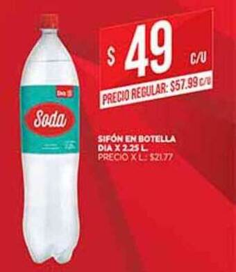 Supermercados DIA Sifón En Botella Dia Soda x 2.25l oferta