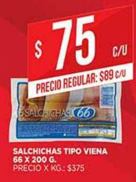 Supermercados DIA Salchichas Tipo Viena 66 x 200g oferta