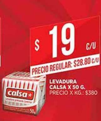 Supermercados DIA Levadura Calsa x 50g oferta