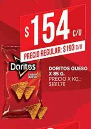 Supermercados DIA Doritos Queso x 85g oferta