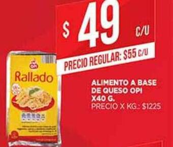 Supermercados DIA Alimento A Base De Queso Opi x 40g oferta
