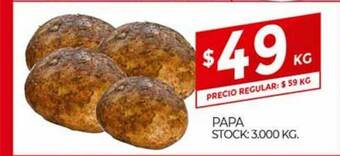 Supermercados DIA Papa oferta