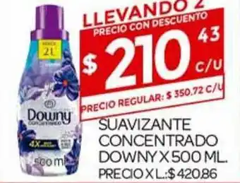 Supermercados DIA Suavizante Concentrado Downy x 500ml oferta