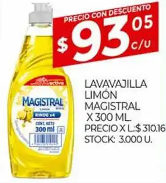 Supermercados DIA Lavavajilla Limón Magistral x 300ml oferta