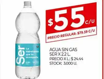 Supermercados DIA Agua Sin Gas Ser. oferta