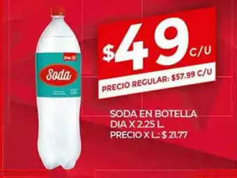 Soda En Botella Dia x 2.25l