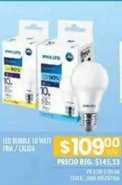 Pigmento Led Bubble 10 Watt Fria Calida oferta
