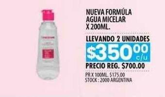 Pigmento Nueva Formúla Agua Micelar x 200ml oferta