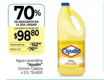La Anonima Agua Lavandina Ayudín Común Clásica x 2lt oferta