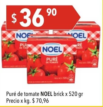Hergo Noel Puré de tomate brick x 520gr oferta