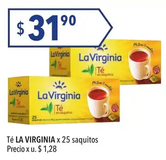 Hergo La Virginia Té x 25 saquitos oferta