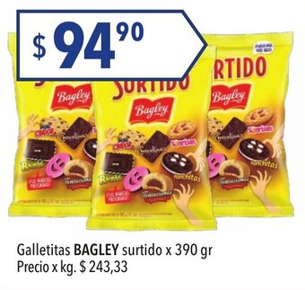 Hergo Bagley Galletitas surtido x 390gr oferta