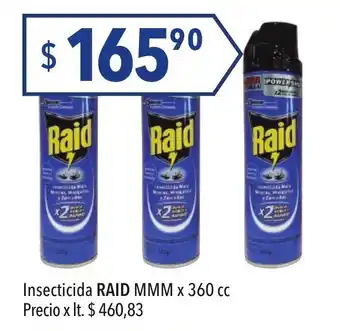 Hergo Raid MMM Insecticida x 360cc oferta