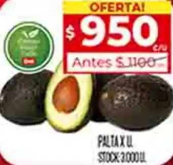 Supermercados DIA PALTA X U oferta