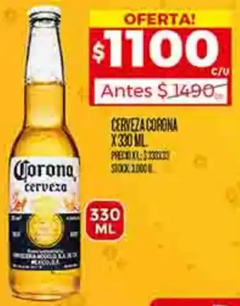 Supermercados DIA CERVEZA CORONA X 330ML oferta