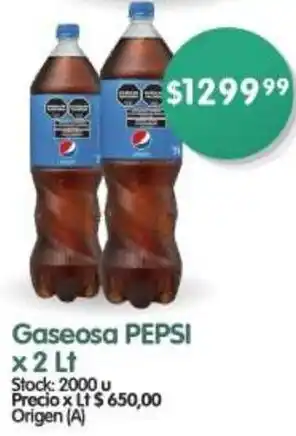 Supermercados Buenos Días Gaseosa PEPSI x 2lt oferta