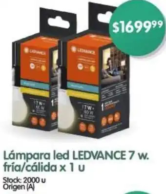 Supermercados Buenos Días Lámpara led LEDVANCE 7 w. fría/cálida x 1u oferta