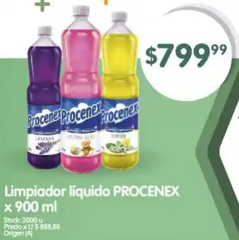Supermercados Buenos Días Limpiador líquido PROCENEX x 900ml oferta