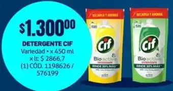 Makro DETERGENTE CIF Variedad x 450ml oferta