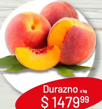 Makro Durazno x kg oferta