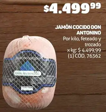 Makro JAMÓN COCIDO DON ANTONINO x kg oferta
