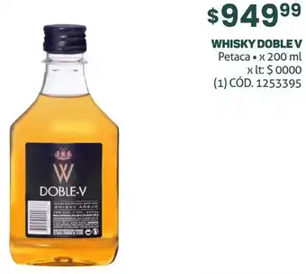 Makro WHISKY DOBLE V Petaca x 200ml oferta