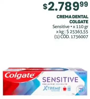 Makro CREMA DENTAL COLGATE Sensitive x 110gr oferta
