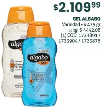 Makro GEL ALGABO Variedad x 475gr oferta