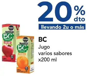 Nini Mayorista BC Jugo varios sabores x 200ml oferta