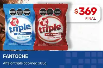 Nini Mayorista FANTOCHE Alfajor triple bco/neg. x 85g oferta
