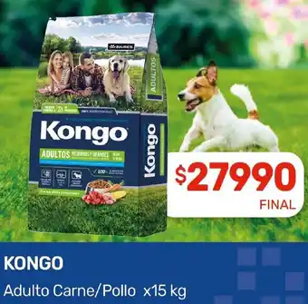 Nini Mayorista KONGO Adulto Carne/Pollo x 15kg oferta