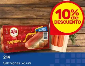 Nini Mayorista 214 Salchichas x 6 uni oferta