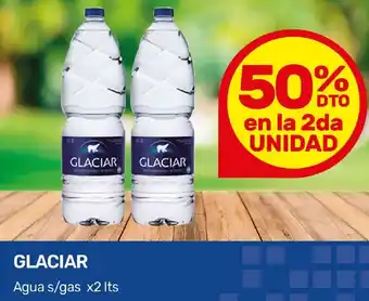 Nini Mayorista GLACIAR Agua s/gas x 2It oferta