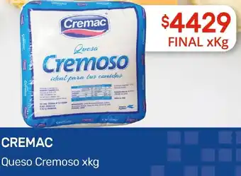 Nini Mayorista CREMAC Queso Cremoso x kg oferta
