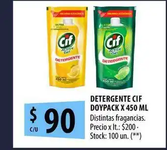 Punto Mayorista Detergente Cif Doypack x 450ml oferta