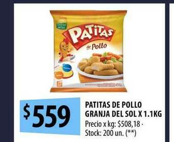 Punto Mayorista Patitas De Pollo Granja Del Sol oferta